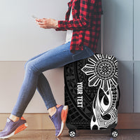 Personalised Philippines Luggage Cover Tribal Sun LT7 - Polynesian Pride