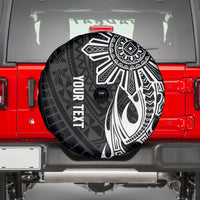 Personalised Philippines Spare Tire Cover Tribal Sun LT7 - Polynesian Pride