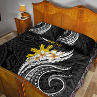 Personalised Philippines Tribal Quilt Bed Set Mix Plumeria LT7 - Polynesian Pride