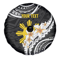 Personalised Philippines Tribal Spare Tire Cover Mix Plumeria LT7 - Polynesian Pride