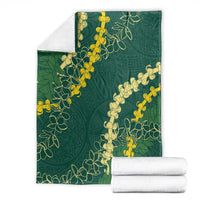 Hawaii Puakenikeni - Maile Lei Blanket Sage Green
