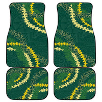 Hawaii Puakenikeni - Maile Lei Car Mats Sage Green