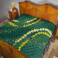 Hawaii Puakenikeni - Maile Lei Quilt Sage Green