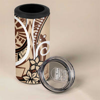 Samoa Siapo Classic Motif 4 in 1 Can Cooler Tumbler Manuia le tutoatasi o Samoa Independence