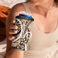 Samoa Siapo Classic Motif 4 in 1 Can Cooler Tumbler Manuia le tutoatasi o Samoa Independence