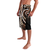 Samoa Siapo Classic Motif Lavalava Manuia le tuto’atasi o Samoa Independence Black Style