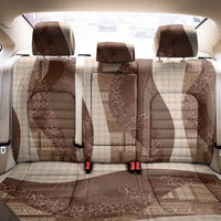 Polynesian Tribal Pattern Patchwork Picturesque Back Car Seat Cover Mocha