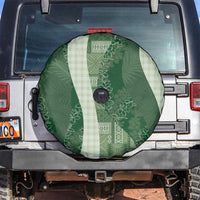 Polynesian Tribal Pattern Patchwork Picturesque Spare Tire Cover Sage Green LT7 Sage Green - Polynesian Pride