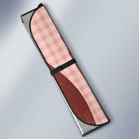 Polynesian Tribal Pattern Patchwork Picturesque Auto Sun Shade Crimson
