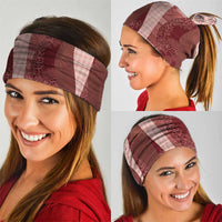 Polynesian Tribal Pattern Patchwork Picturesque Neck Gaiter Crimson