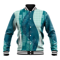 Polynesian Tribal Pattern Patchwork Picturesque Baseball Jacket Oceanic