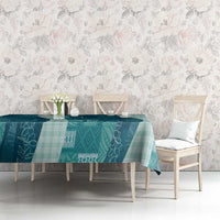 Polynesian Tribal Pattern Patchwork Picturesque Tablecloth Oceanic