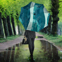Polynesian Tribal Pattern Patchwork Picturesque Umbrella Oceanic