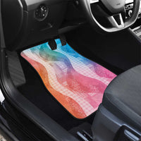 Polynesian Tribal Pattern Patchwork Picturesque Car Mats Holographic