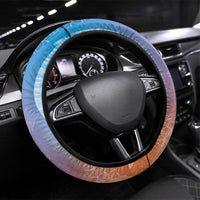 Polynesian Tribal Pattern Patchwork Picturesque Steering Wheel Cover Holographic