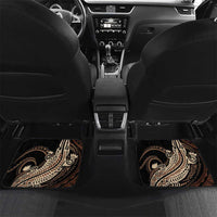 Personalized Solomon Islands Crocodile Car Mats Hapi Isles - Independence Anniversary LT7 Set 2pcs - Back Brown - Polynesian Pride