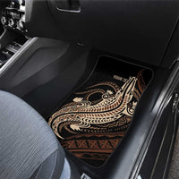 Personalized Solomon Islands Crocodile Car Mats Hapi Isles - Independence Anniversary LT7 - Polynesian Pride