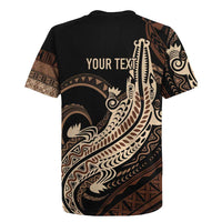 Personalized Solomon Islands Crocodile Rugby Jersey Hapi Isles - Independence Anniversary