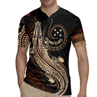 Personalized Solomon Islands Crocodile Rugby Jersey Hapi Isles - Independence Anniversary