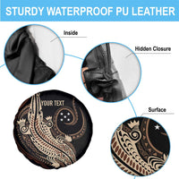 Personalized Solomon Islands Crocodile Spare Tire Cover Hapi Isles - Independence Anniversary