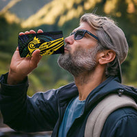 Personalized Solomon Islands Independence Anniversary 4 in 1 Can Cooler Tumbler Crocodile Mix Tapa