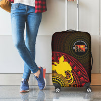Papua New Guinea Independence Luggage Cover Tapa Circle