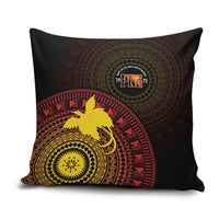 Papua New Guinea Independence Pillow Cover Tapa Circle
