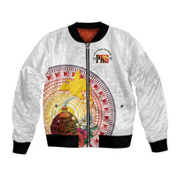 Hapi De Bilong Indipendens Papua New Guinea Bomber Jacket PNG Lime Pot