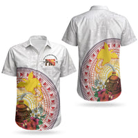 Hapi De Bilong Indipendens Papua New Guinea Couples Matching Tank Maxi Dress and Hawaiian Shirt PNG Lime Pot LT7 - Polynesian Pride
