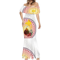 Hapi De Bilong Indipendens Papua New Guinea Mermaid Dress PNG Lime Pot