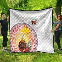 Hapi De Bilong Indipendens Papua New Guinea Quilt PNG Lime Pot