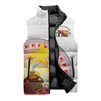 Hapi De Bilong Indipendens Papua New Guinea Sleeveless Puffer Jacket PNG Lime Pot