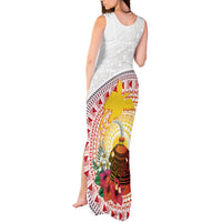 Hapi De Bilong Indipendens Papua New Guinea Tank Maxi Dress PNG Lime Pot