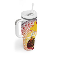 Hapi De Bilong Indipendens Papua New Guinea Tumbler With Handle PNG Lime Pot