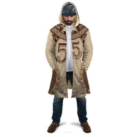 Bula Fiji Day 55th Anniversary Masi Tapa Cloak Emerald Jubilee - Beige - Polynesian Pride