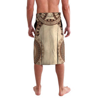 Bula Fiji Day 55th Anniversary Masi Tapa Lavalava Emerald Jubilee - Beige - Polynesian Pride