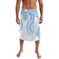 Bula Fiji Day 55th Anniversary Masi Tapa Lavalava Emerald Jubilee - Turquoise - Polynesian Pride