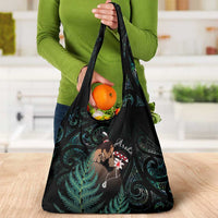 Maori Hongi Valentine Grocery Bag Aroha Ahau Ki A Koe