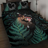 Maori Hongi Valentine Quilt Bed Set Aroha Ahau Ki A Koe