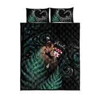 Maori Hongi Valentine Quilt Bed Set Aroha Ahau Ki A Koe