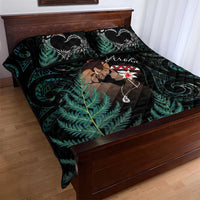 Maori Hongi Valentine Quilt Bed Set Aroha Ahau Ki A Koe