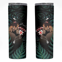 Maori Hongi Valentine Skinny Tumbler Aroha Ahau Ki A Koe