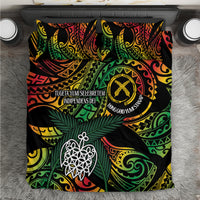 Vanuatu Indipendens Dei Bedding Set Mix Traditional Sand Drawing