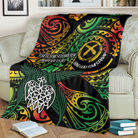 Vanuatu Indipendens Dei Blanket Mix Traditional Sand Drawing