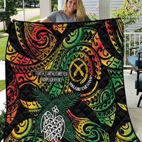 Vanuatu Indipendens Dei Quilt Mix Traditional Sand Drawing