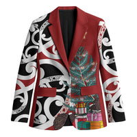 New Zealand Silver Fern Christmas Tree Blazer Meri Kirihimete - Polynesian Pride