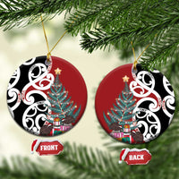 New Zealand Silver Fern Christmas Tree Ceramic Ornament Meri Kirihimete - Polynesian Pride