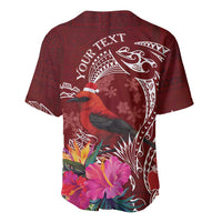 Personalized Samoa Meri Krisimasi Baseball Jersey Segasegamau'u Mix Siapo LT7 - Polynesian Pride