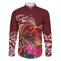 Personalized Samoa Meri Krisimasi Family Matching Tank Maxi Dress and Hawaiian Shirt Segasegamau'u Mix Siapo