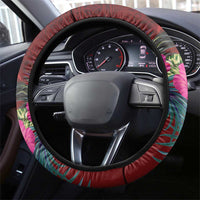 Samoa Meri Krisimasi Steering Wheel Cover Segasegamau'u Mix Siapo LT7 - Polynesian Pride